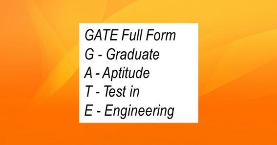 GATE Full Form
