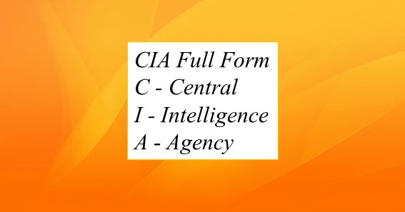 CIA Full Form 